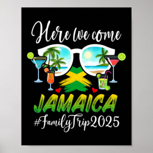 Poster Amusant Matching Voyage en famille Jamaïque 2025 B