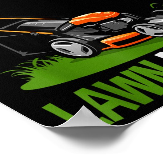 Poster Amusant Moulage De Pelouse Pour Enfants Mower Farm (Coin)