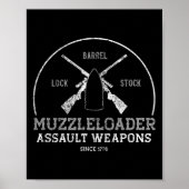 Poster Amusant Muzzleloader Accessoires Long Range Rifle  (Devant)