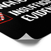 Poster Amusant Nice Naughty Preuve insuffisante Santa Cla (Coin)