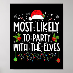 Poster Amusant Noël assorti le plus susceptible de faire