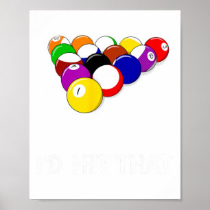 Poster Amusant Pool Id Toucher Ce Billard Lecteur Cadeau