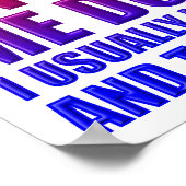 Poster amusant pour faire tomber Nap (Coin)