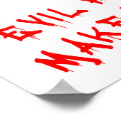 Poster amusant pour le lot du mal (Coin)