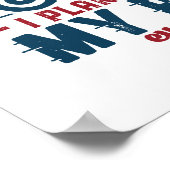 Poster Amusant Retraité Vélo Plan de Retraite Voyage Mon  (Coin)