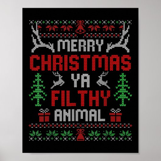 Poster Amusant seul à la maison Films Joyeux Noël Vous sa (Devant)