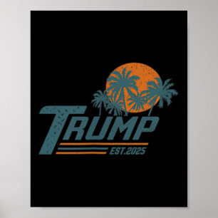 Poster Amusant Trump Chemise Golfe Des Etats-Unis Est 202