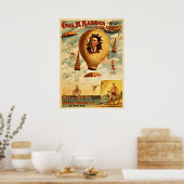 Poster amusant WPA, Bicycle Parachute Drop (Cuisine)
