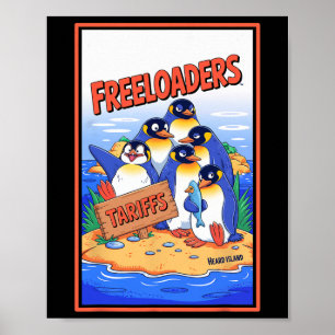 Poster Amusante injustice politique Tarifs Heard Island P