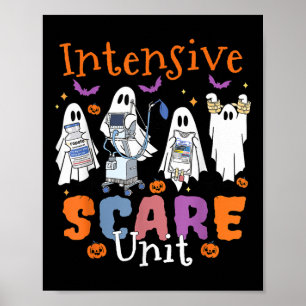 Poster Amusante Unité de soins intensifs Infirmières Bouj