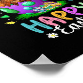 Poster Amusante vache écossaise des Highlands Easter Egg  (Coin)