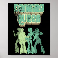 Amusants Danser Queen Disco Party Retro Distants D