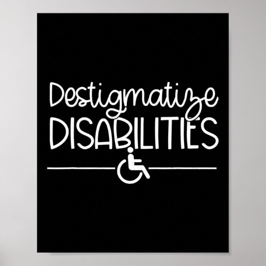 Poster Amusants Destigmatize Handicap acceptation slp Spe (Devant)
