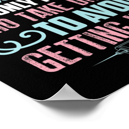 Poster Amusants Diabète Sensibilisation Cadeau Cute Diabé (Coin)