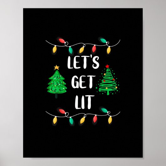 Poster Amusants Faisons Lit Noël (Devant)