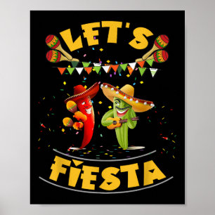 Poster Amusants Font Fiesta Cinco De Mayo Hommes Femmes E