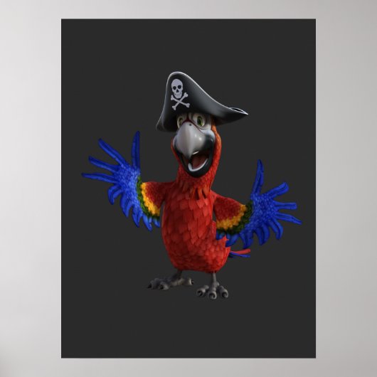 Poster Amusants Parrot Pirate Adventure (Devant)