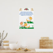 Poster Amusement de la nurserie petite bo beep (Cuisine)