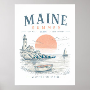 Poster Amusement d'été dans le Maine Thunder_Cove