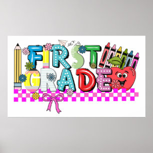 Poster Amusement et Flair de Première Année Fantaisie