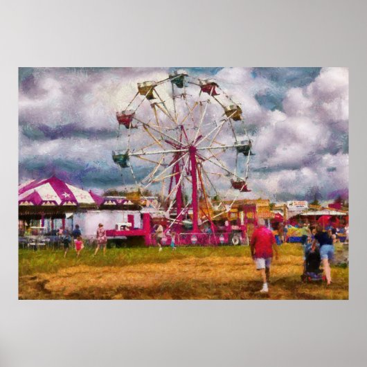 Poster Amusement - Fun du manège (Devant)