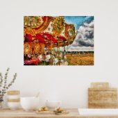 Poster Amusement - Le Merry-go-round (Cuisine)