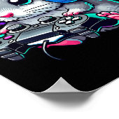 Poster Amuseur de souris amateur de jeux vidéo joueur de  (Coin)
