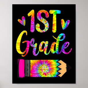 Poster Amusez-Vous À L'École 1Ème Année Teacher Tie Dye