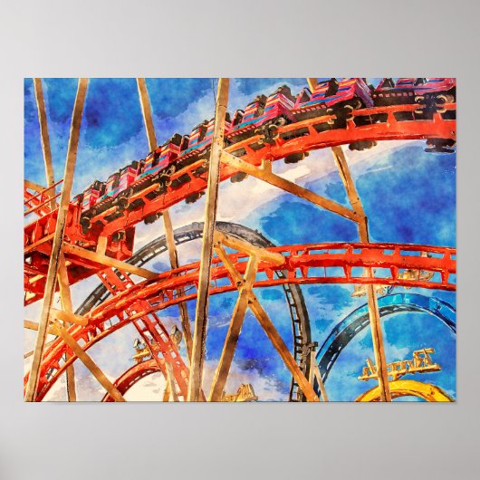 Poster amusez-vous avec l'affiche de dessous de verre à r (Devant)