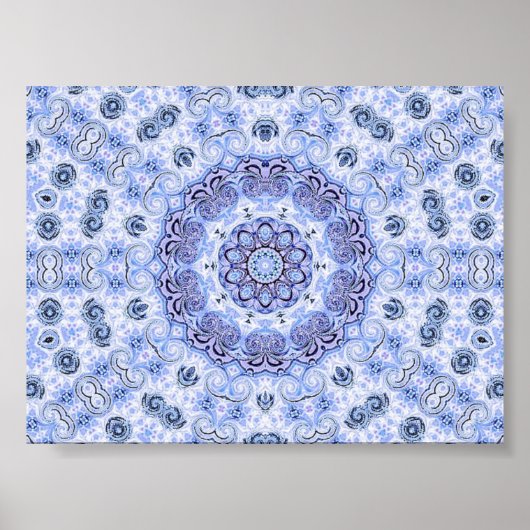 Poster amusez-vous avec turqoise print (Devant)