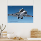 Poster An-225 Mriya & Buran dans le ciel (Cuisine)