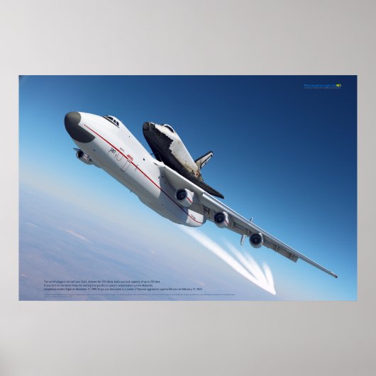 Poster An-225 Mriya & Buran : Légendes de l'Espace (Devant)