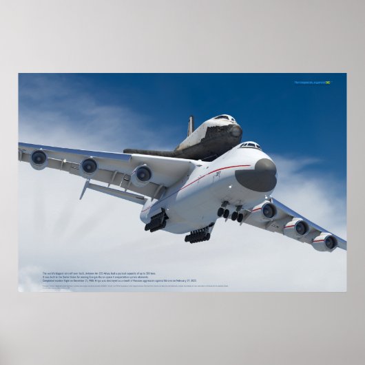 Poster An-225 Mriya & Buran: Space Legends (Devant)