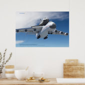 Poster An-225 Mriya Plane with Buran Shuttle (Cuisine)