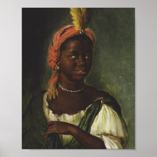 Poster An African Woman - Willem van Mieris
