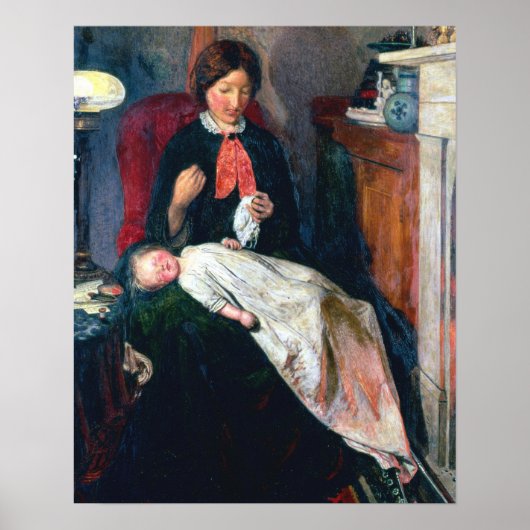 Poster An English Fireside of 1854-5 (Devant)