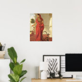 Poster An Indian Dancing Girl with a Hookah, 1772 (Bureau à domicile)
