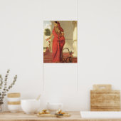 Poster An Indian Dancing Girl with a Hookah, 1772 (Cuisine)