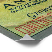 Poster Anaco Apple Étiquette (Coin)