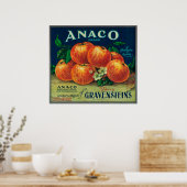 Poster Anaco Apple Étiquette (Cuisine)