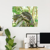 Poster Anaconda vert (Bureau à domicile)