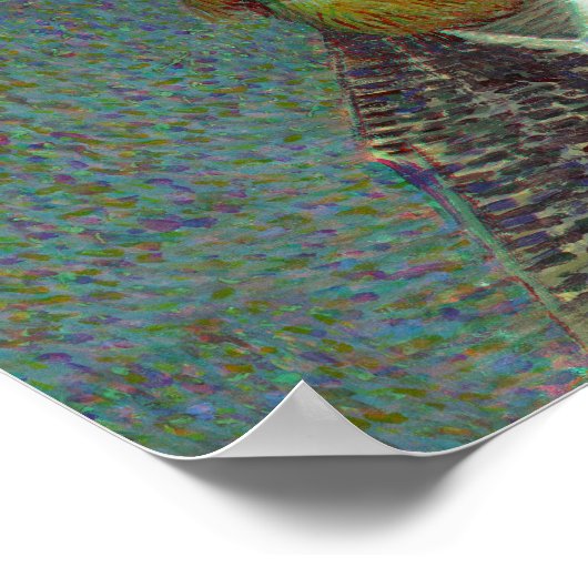 Poster Anaglyph 3D Vincent van Gog Autoportrait (Coin)