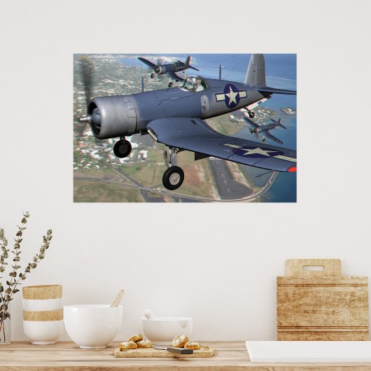 Poster Anaglyphe 3D F4U (Cuisine)