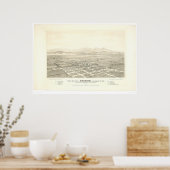 Poster Anaheim, CA. Carte panoramique (0025A) - Restaurée (Cuisine)