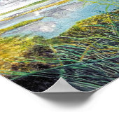 Poster Anahuac, Texas Aquarelle (Coin)