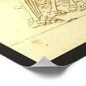 Poster Analyse de la démarche à pied Chiropratique de la  (Coin)