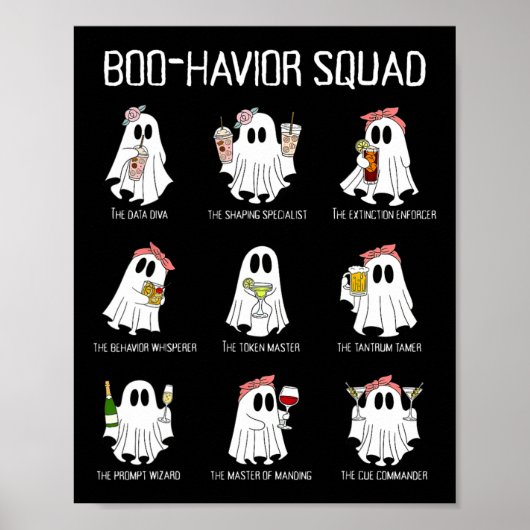 Poster Analyse Du Comportement De L'Escouade De Boo-Havio (Devant)