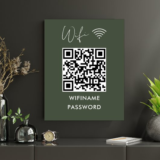 Poster Analyser Pour Connecter Wifi Qr Code Mot De Passe 