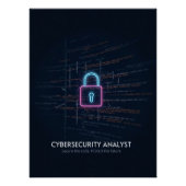 Poster Analyste de cybersécurité - Sécurisez le code (Devant)