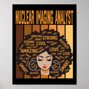 Poster Analyste en imagerie nucléaire Puissant Lundi de l
